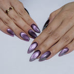 Amethyst Solid Color Cat' Eye