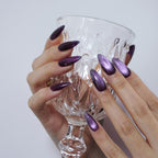Amethyst Solid Color Cat' Eye