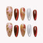 Red And White Almond Cat Eye